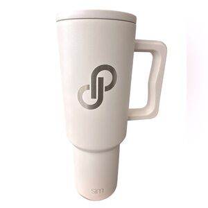 SIMPLE MODERN Trek Thumbler 40oz White With Poshmark Logo Brand New